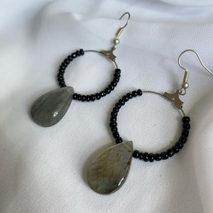 Labradorite handmade earrings